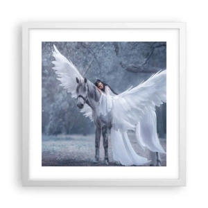 Poszter fekete keretben - Egy ihletett pillanat - 40x40 cm