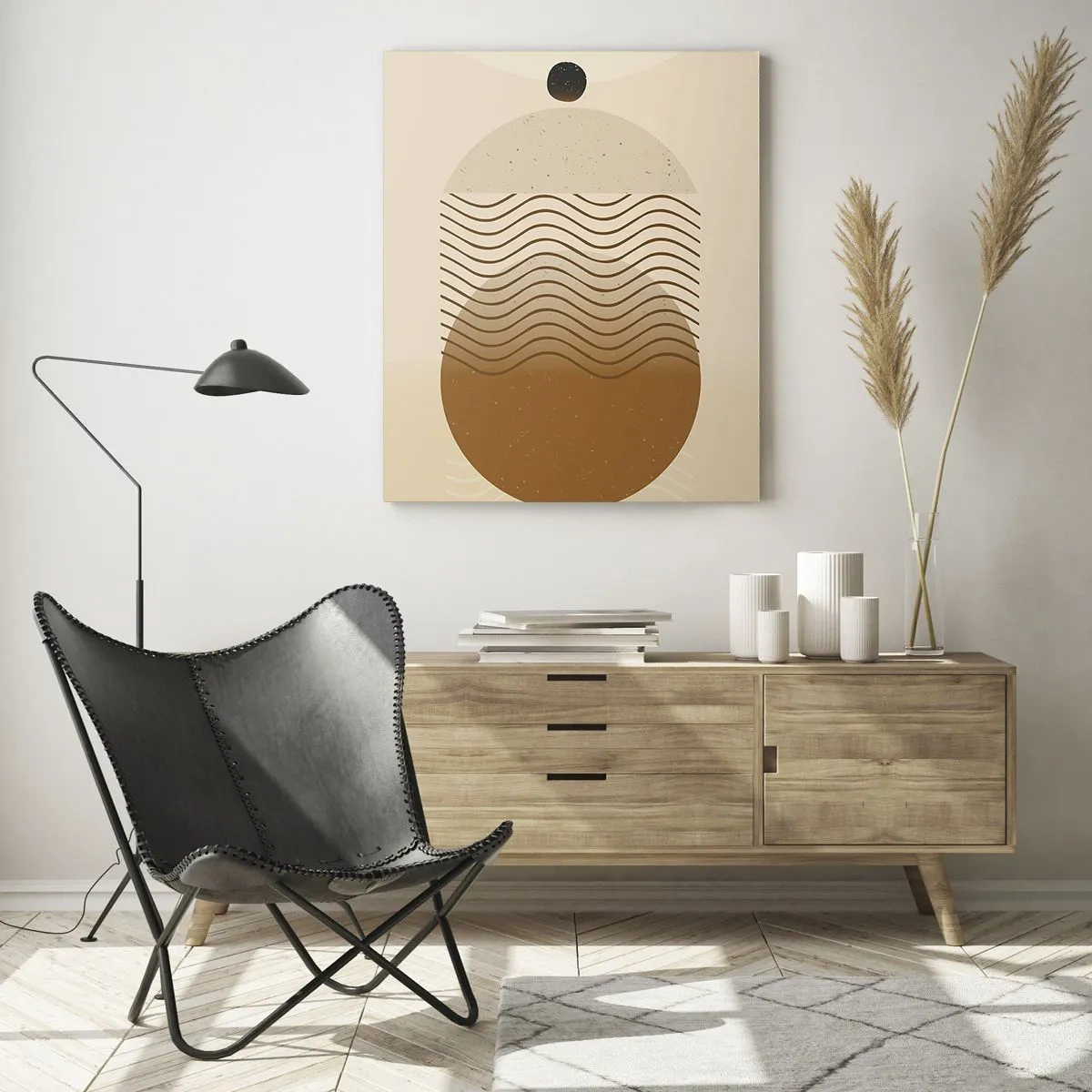 Üveg kép - A geometriai formák eredetéről - 70x100 cm
