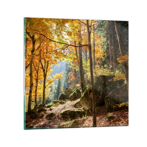 Üveg kép - Itt az ideje a pihenésnek - 60x60 cm