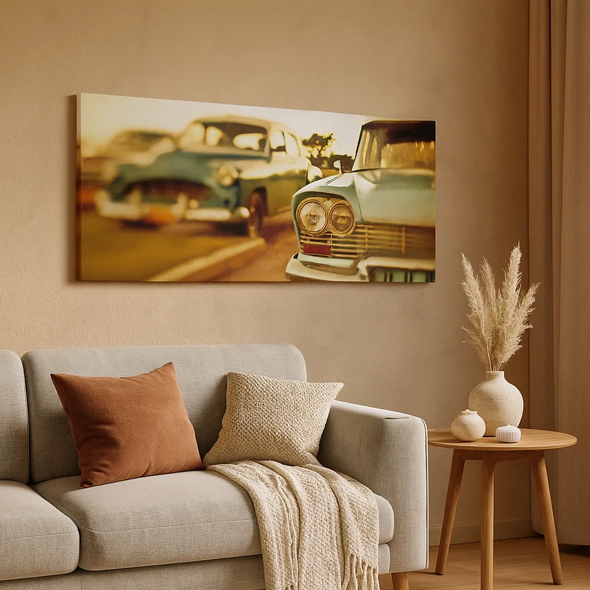 Vászonkép - Várunk és meglátjuk - 30x30 cm