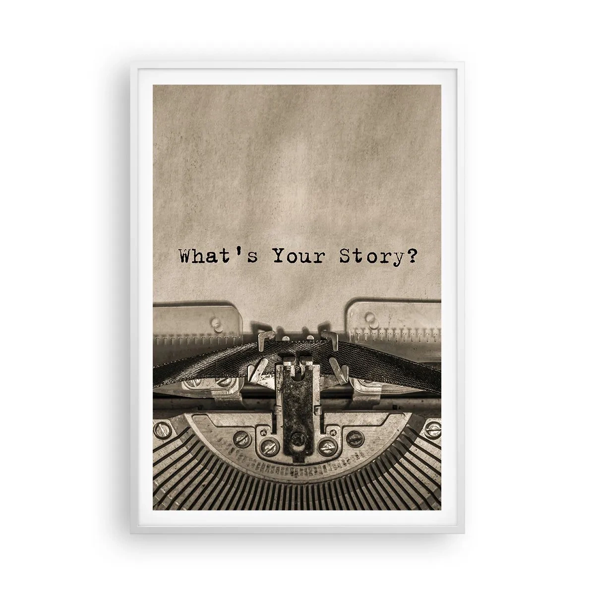 Poszter fekete keretben - Meséld el - 70x100 cm