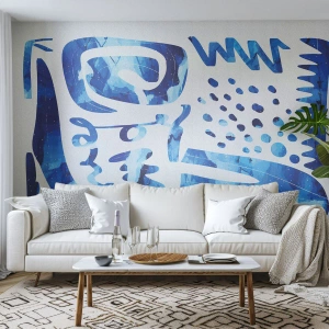 Öntapadós Fotótapéta Deluxe Sticker - Vissza a gyökerekhez - Boho, Absztrakció, Minimalista - 500x350 cm