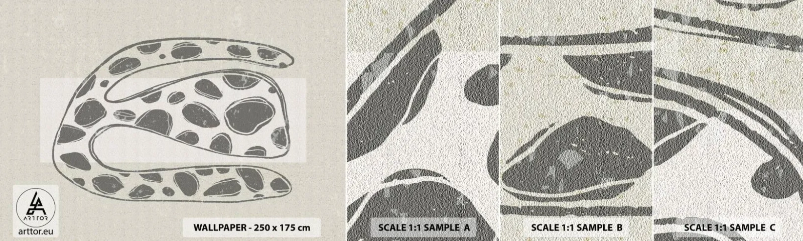 Fotótapéta Minta Standard Eco - Egy bizarr teremtmény - Boho, Minimalizmus, Fényes - 100x30 cm