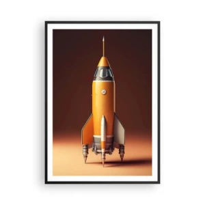 Poszter fehér keretben - Egy álommal kezdődik - 70x100 cm