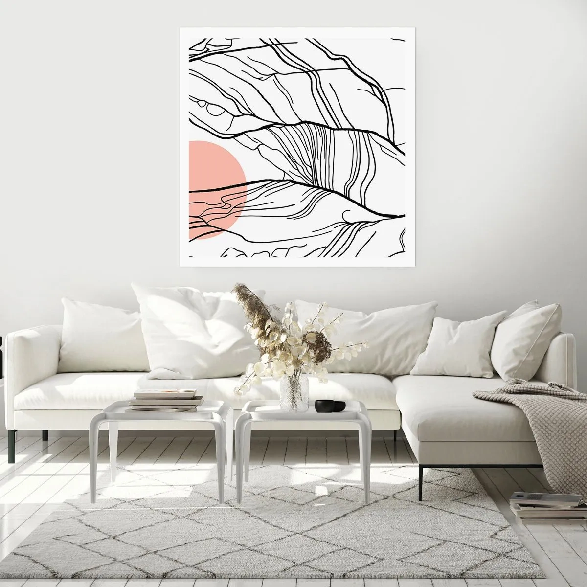 Poszter - Gallyak hálójában - 60x60 cm