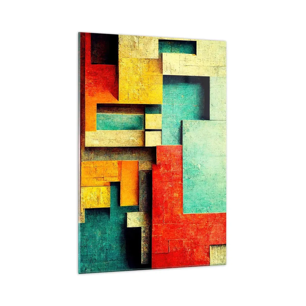 Üveg kép - A derékszögek fesztiválja - 70x100 cm