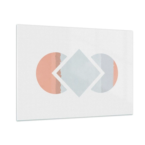 Üveg kép - A helyzet egyértelmű - 100x70 cm