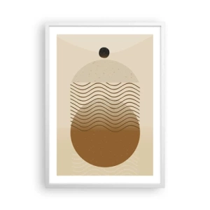 Poszter fekete keretben - A geometriai formák eredetéről - 50x70 cm