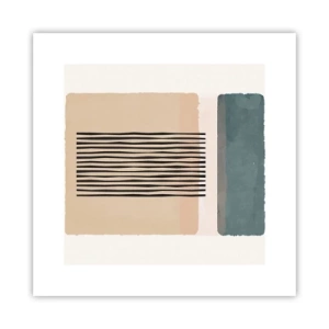 Poszter - Minden rendben - 30x30 cm