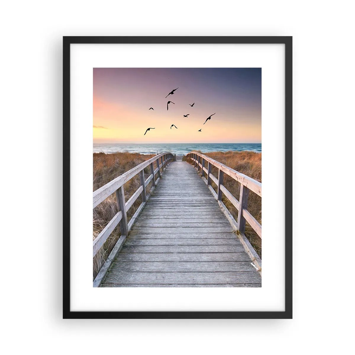 Poszter fehér keretben - Repülési tér - 40x50 cm