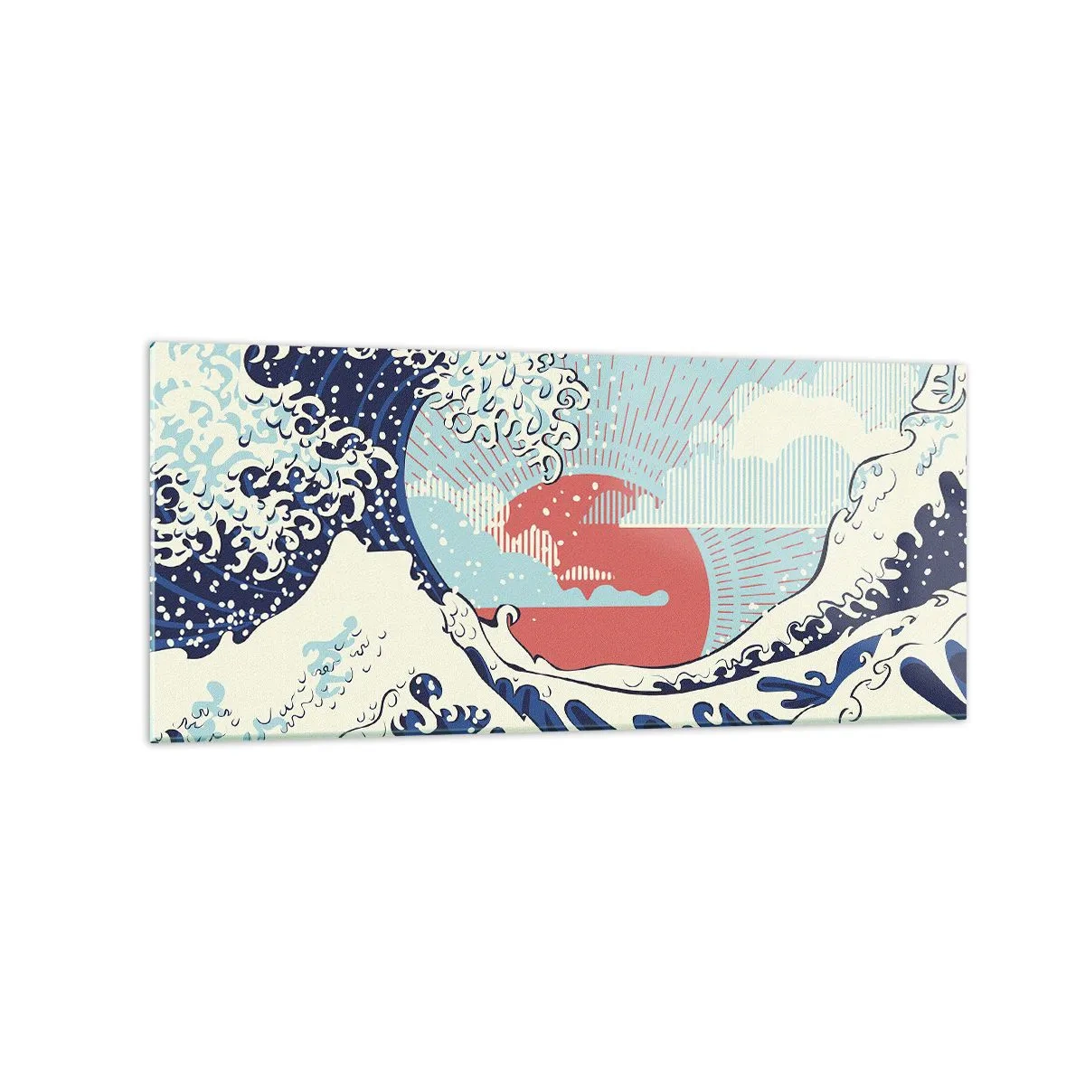 Üveg kép - Japán inspirációból - 120x50 cm