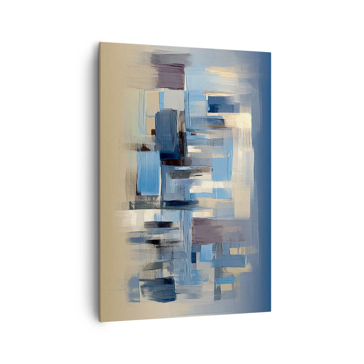 Vászonkép - Kék építmény - 70x100 cm