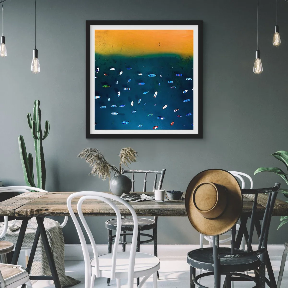 Poszter fehér keretben - Egy ünnepi játék - 60x60 cm