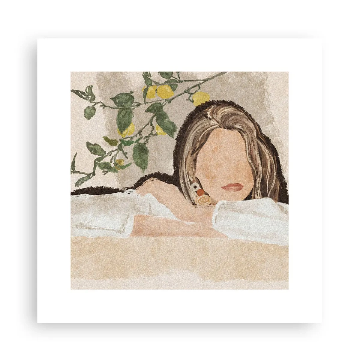 Poszter - Déli szépség - 30x30 cm