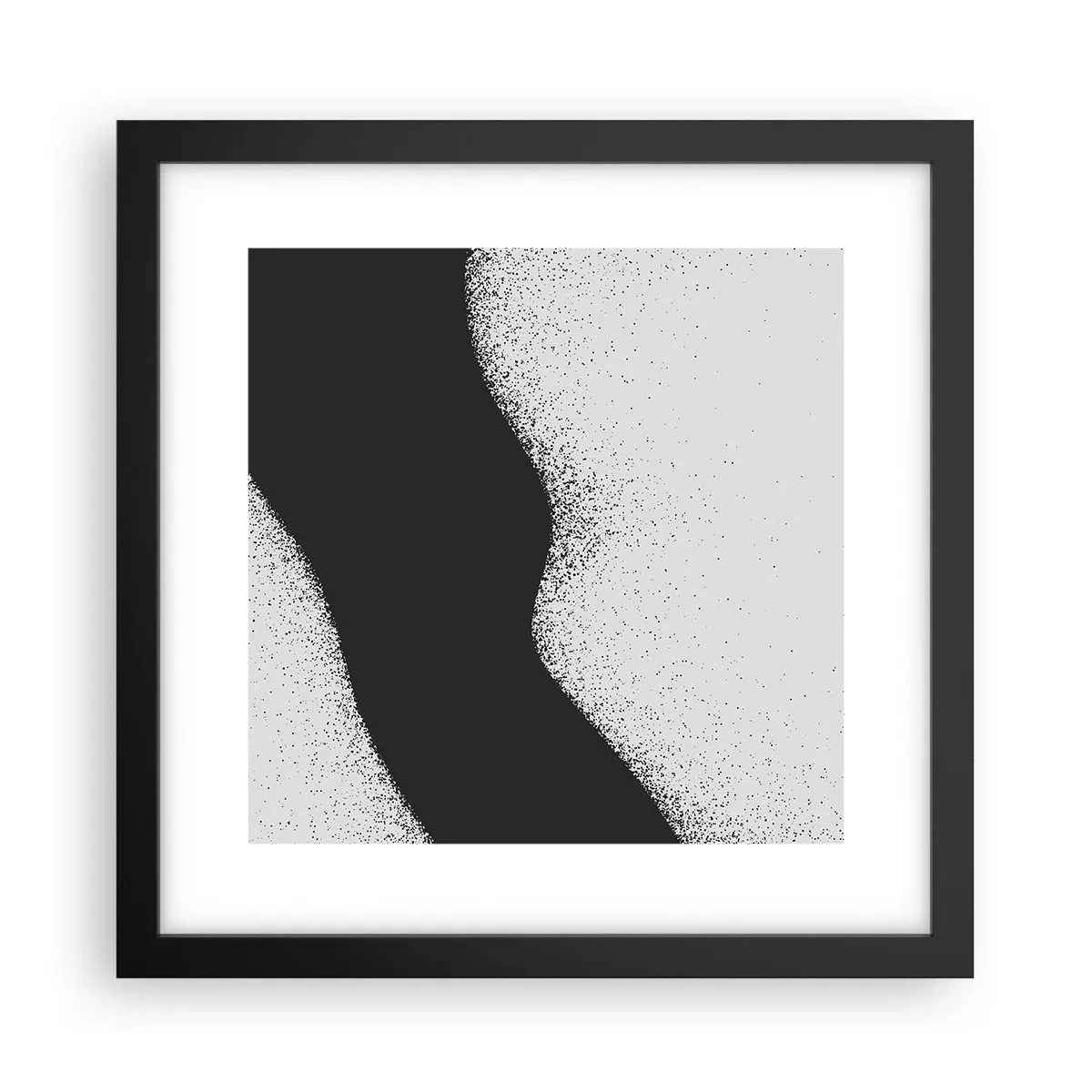 Poszter fehér keretben - Folyékony egyensúly - 30x30 cm