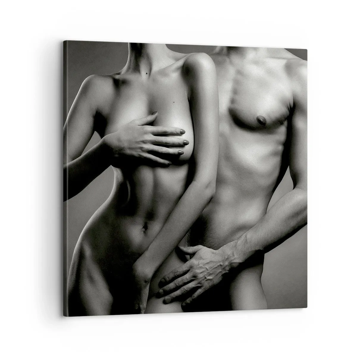 Vászonkép - Ádám és Éva - 60x60 cm