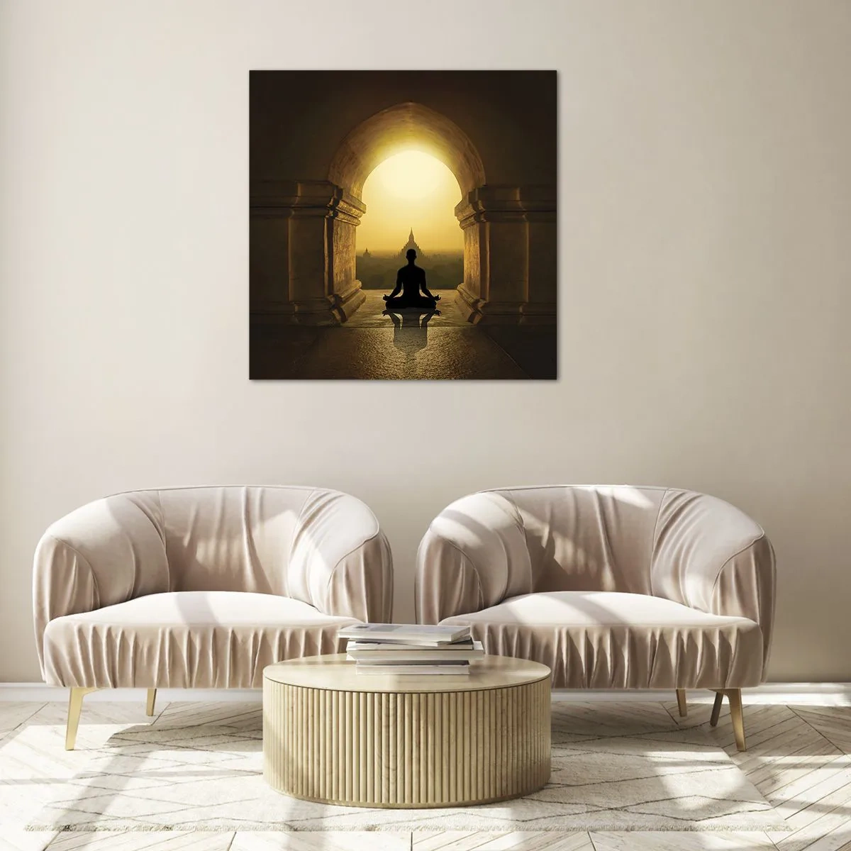 Üveg kép - Teljes harmónia - 50x50 cm