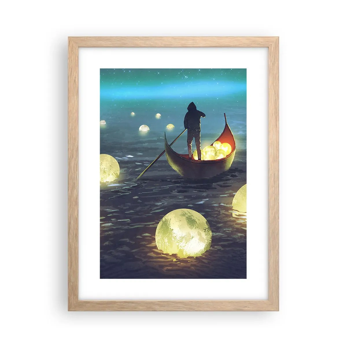 Poszter világos tölgy keretben - Olyan dolgok, amelyekről a filozófusok soha nem álmodtak - 30x40 cm