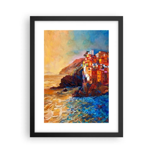 Poszter fehér keretben - Olasz hangulatok - 30x40 cm
