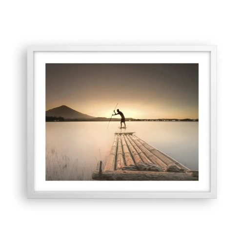 Poszter fekete keretben - Pihenés előtt - 50x40 cm