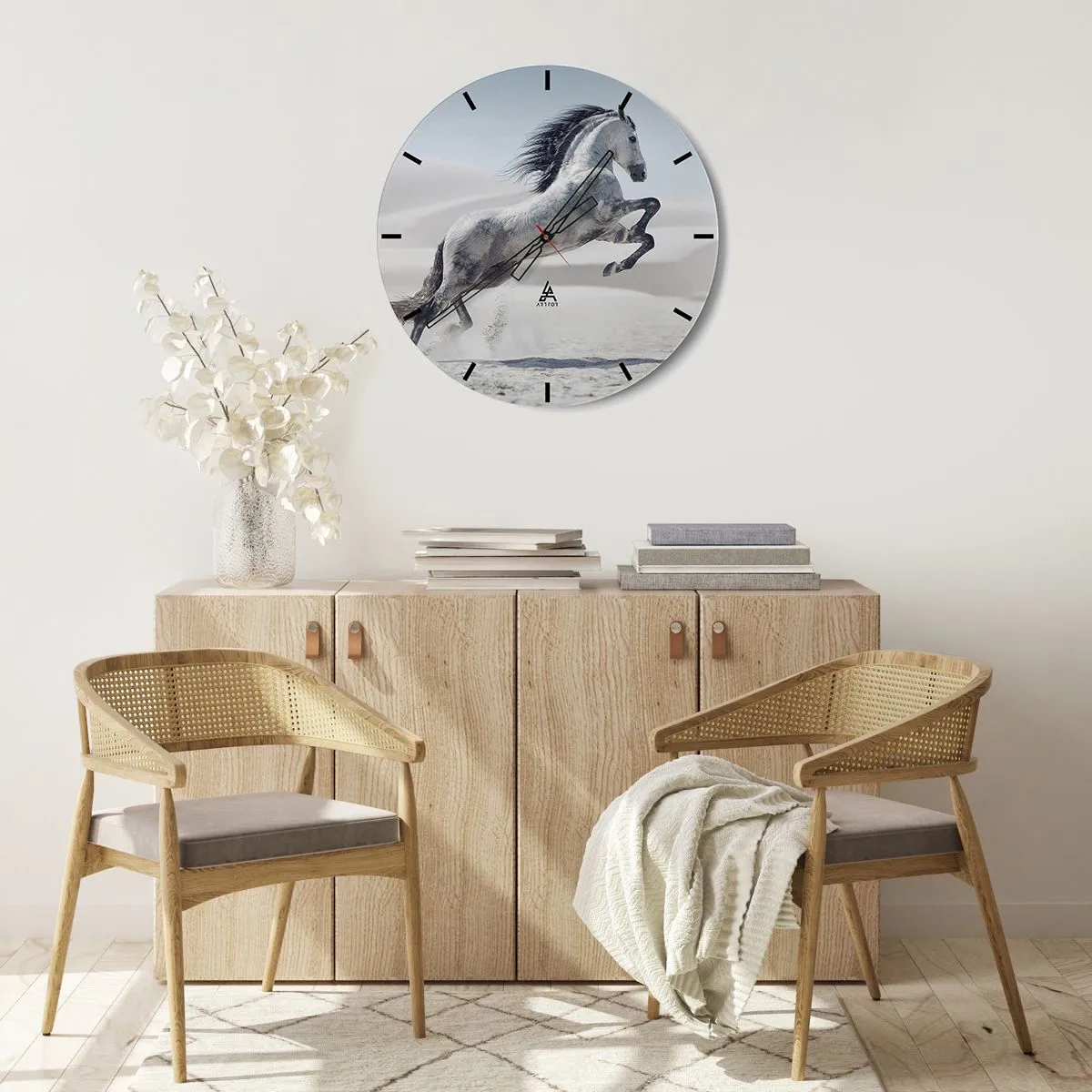 Falióra, Óra - arab herceg - 40x40 cm