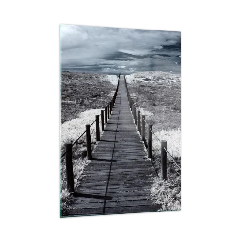 Üveg kép - Közvetlenül a tengerparton - 50x70 cm