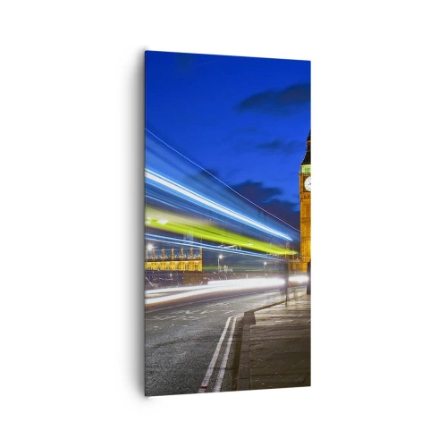 Vászonkép - Big Ben vigyázó szeme alatt - 65x120 cm
