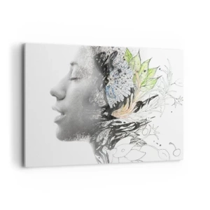 Vászonkép - Elmerülve a természetben - 100x70 cm