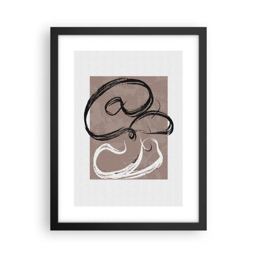 Poszter fehér keretben - Kompozíció - a teljesség keresése - 30x40 cm