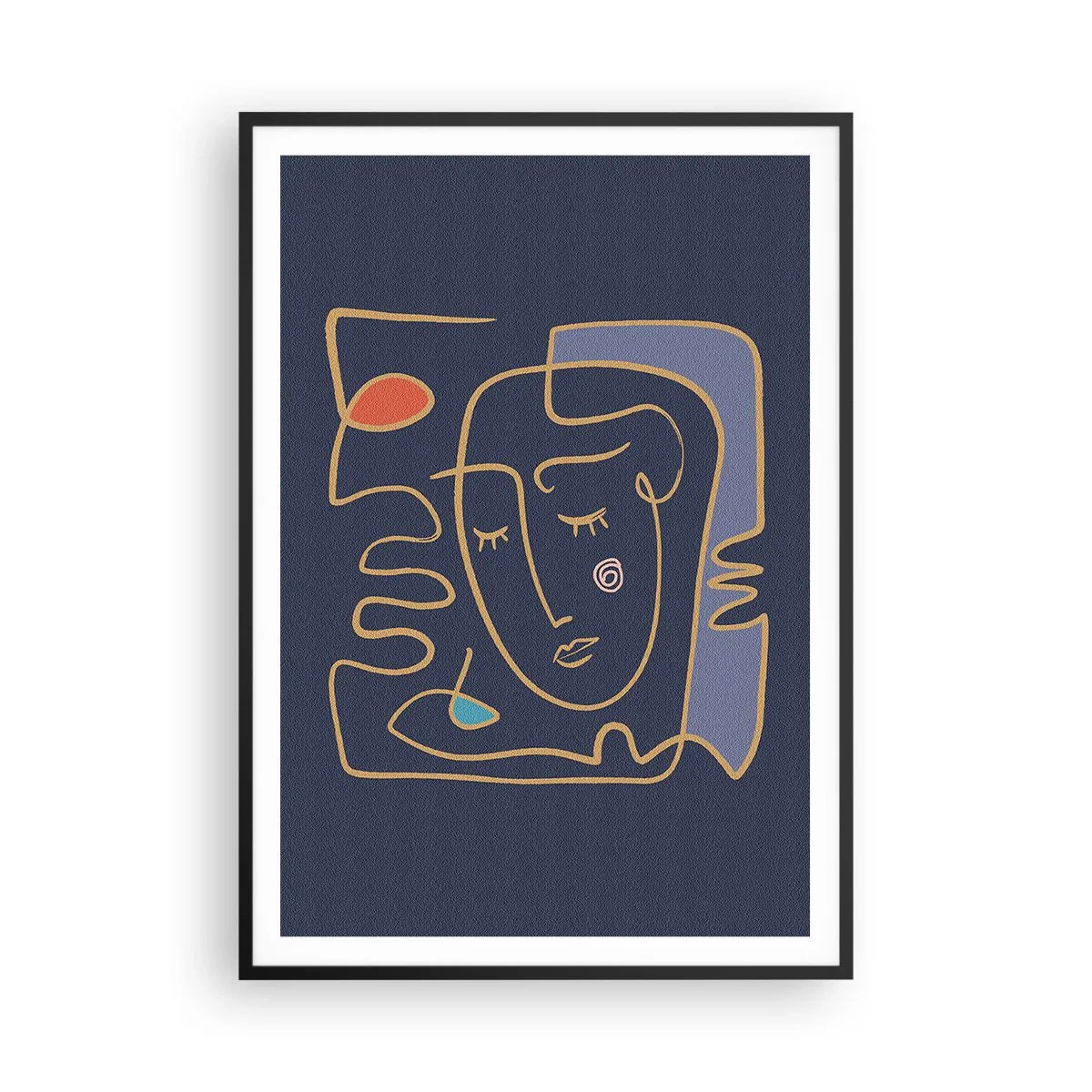 Poszter fehér keretben - Álmodozásban - 70x100 cm