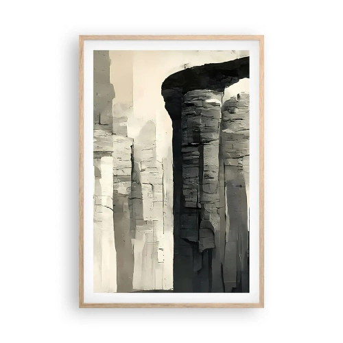 Poszter világos tölgy keretben - A régiség fensége - 61x91 cm