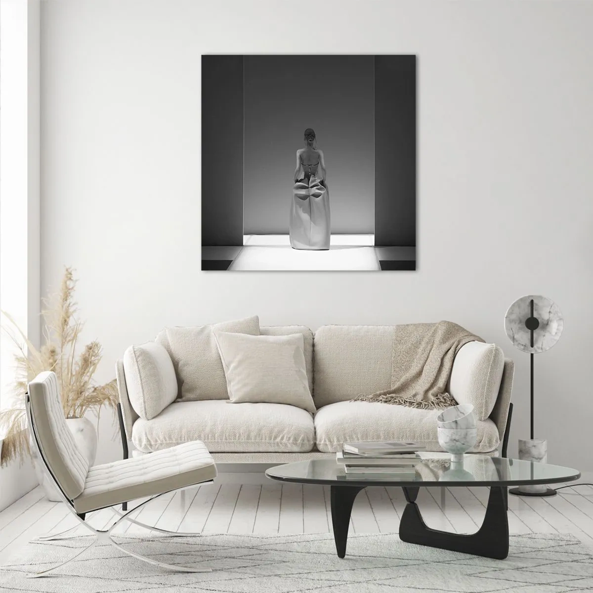 Üveg kép - Kifinomult egyszerűség - 40x40 cm