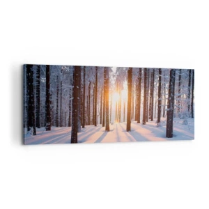 Vászonkép - Egyértelműen fekete-fehéren - 100x40 cm