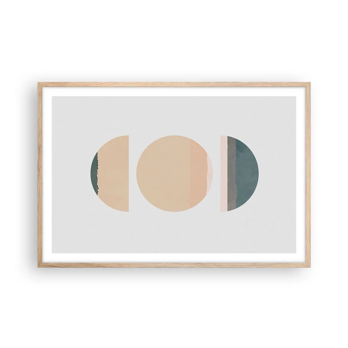 Poszter világos tölgy keretben - Kerékről kerékre - 91x61 cm