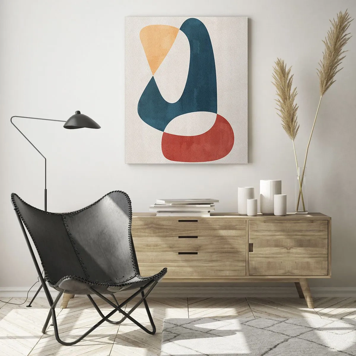 Üveg kép - Befolyások és metamorfózisok - 70x100 cm