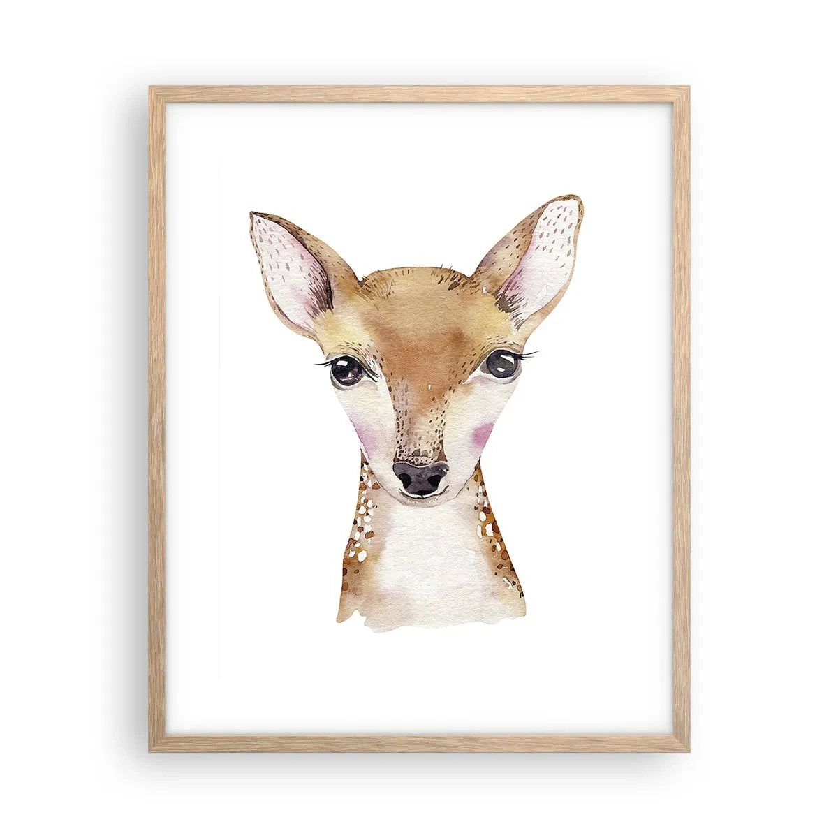 Poszter világos tölgy keretben - Az ártatlanság természete - 40x50 cm