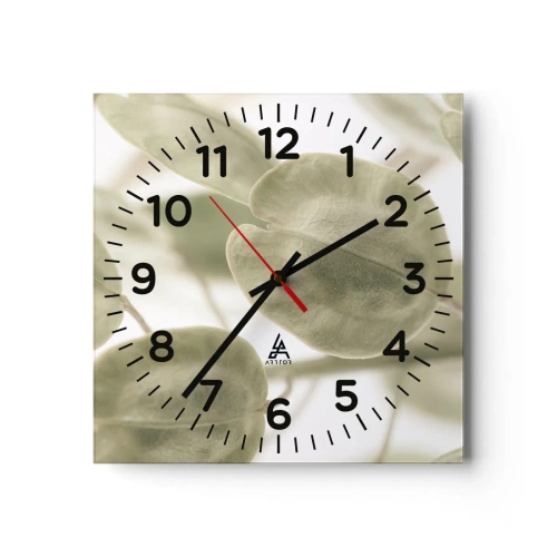 Falióra, Óra - Kezdetben levelek voltak... - 40x40 cm