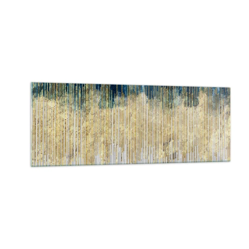 Üveg kép - Aranyozott határ - 140x50 cm