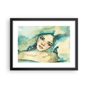 Poszter fehér keretben - Am I blue? - 40x30 cm