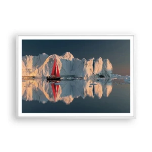 Poszter fekete keretben - A világ peremén - 100x70 cm