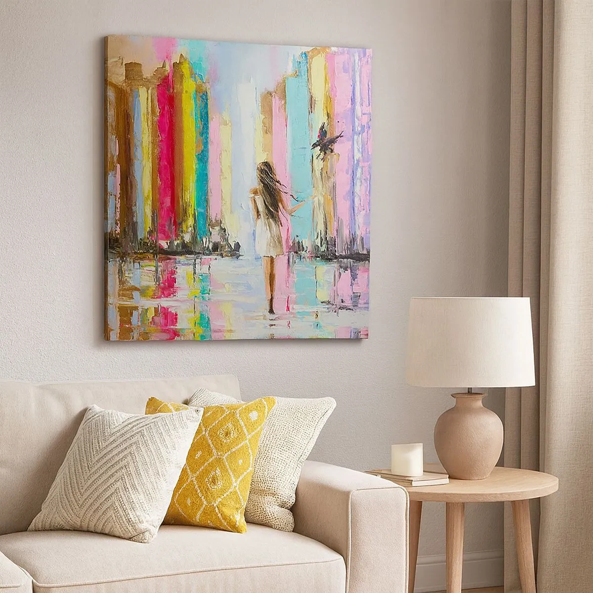 Vászonkép - Kövessél - 30x30 cm