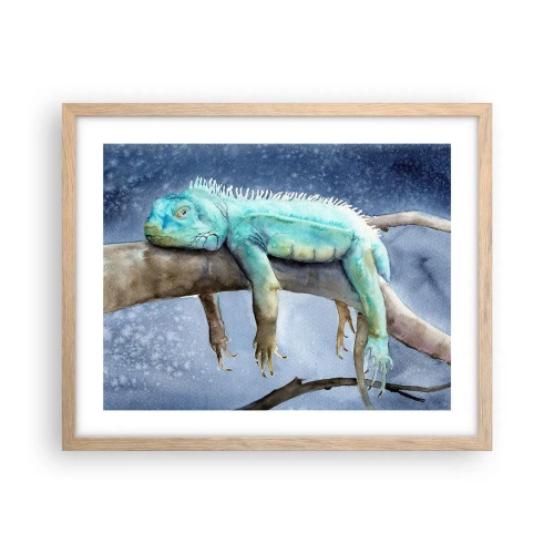 Poszter világos tölgy keretben - Ez jó! - 50x40 cm