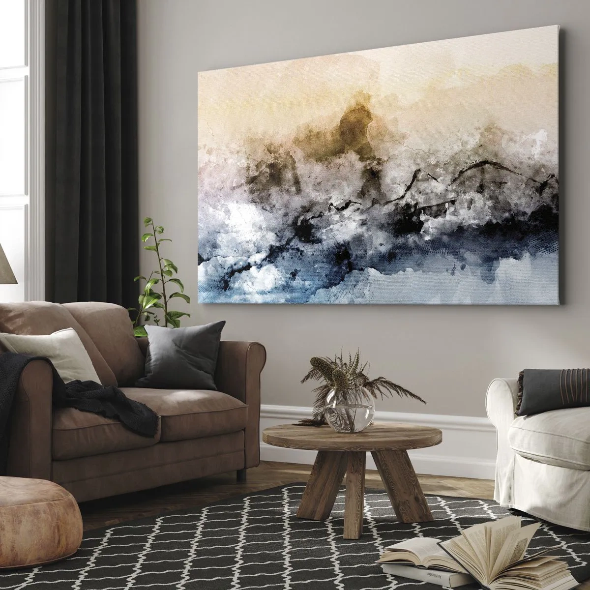 Vászonkép - Ködfelhőbe fulladt - 70x50 cm