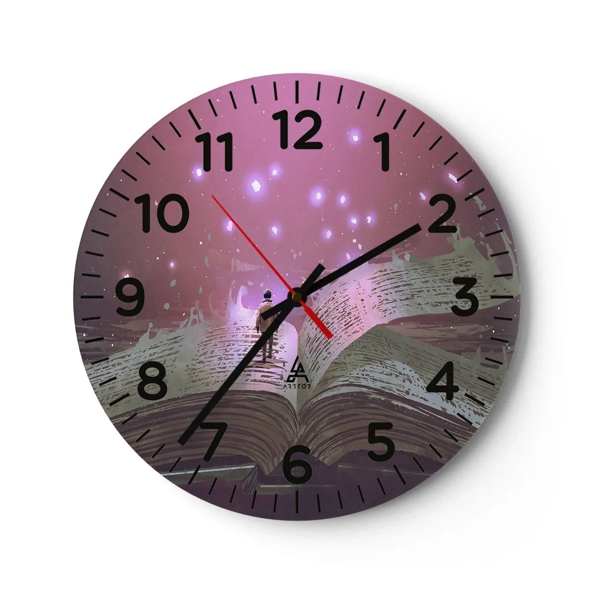 Falióra, Óra - Meghívás egy másik világba – olvass! - 40x40 cm