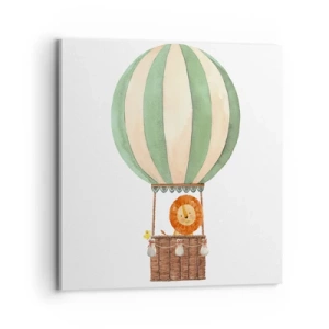 Vászonkép - Leon utazásai - 70x70 cm