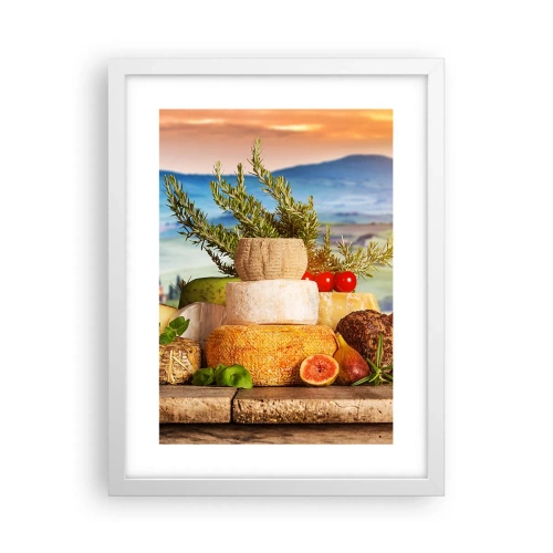 Poszter fekete keretben - Az olasz életöröm - 30x40 cm