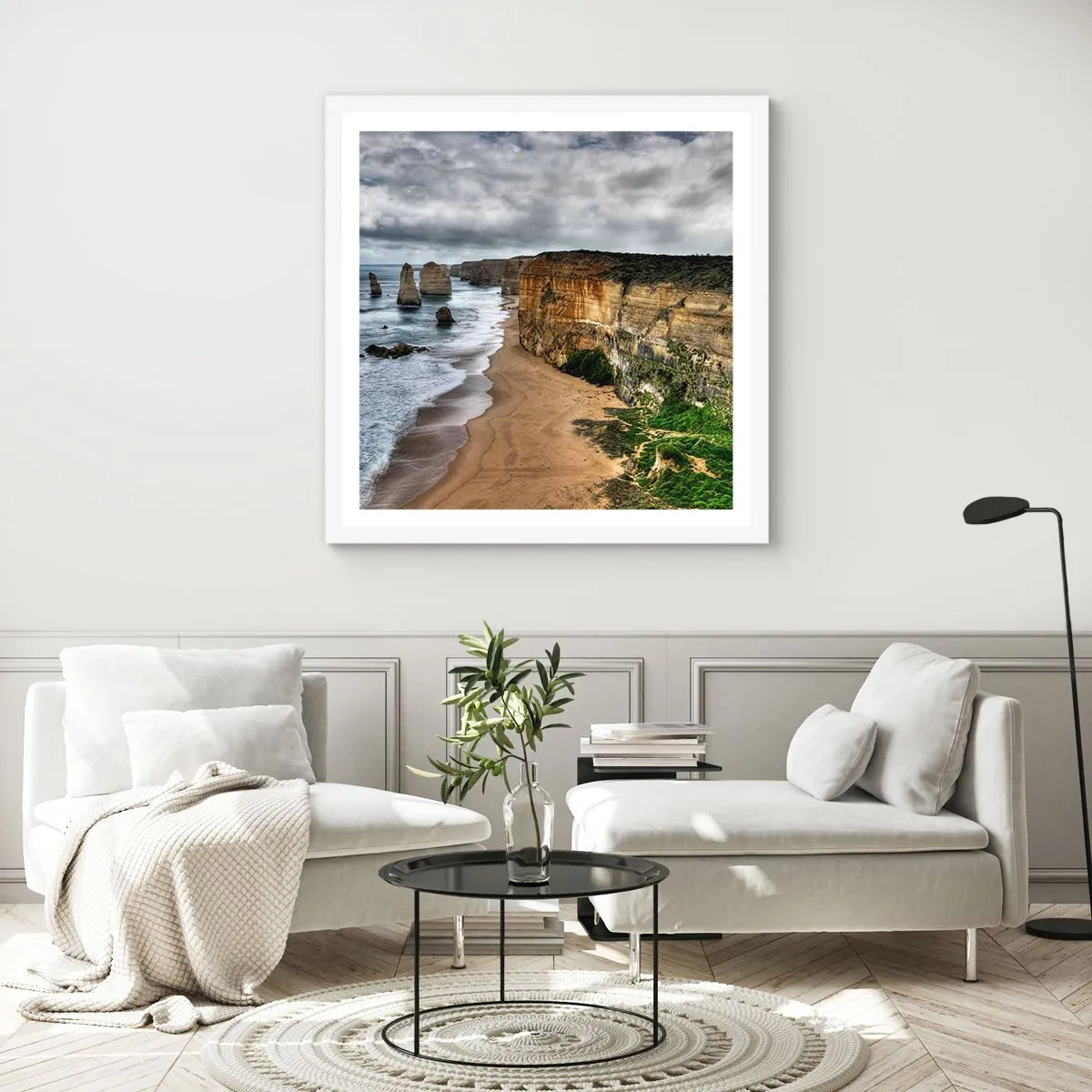 Poszter fekete keretben - Nyers gyönyör - 40x40 cm