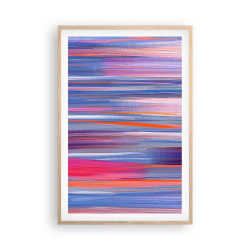 Poszter világos tölgy keretben - Felemelkedés - 61x91 cm