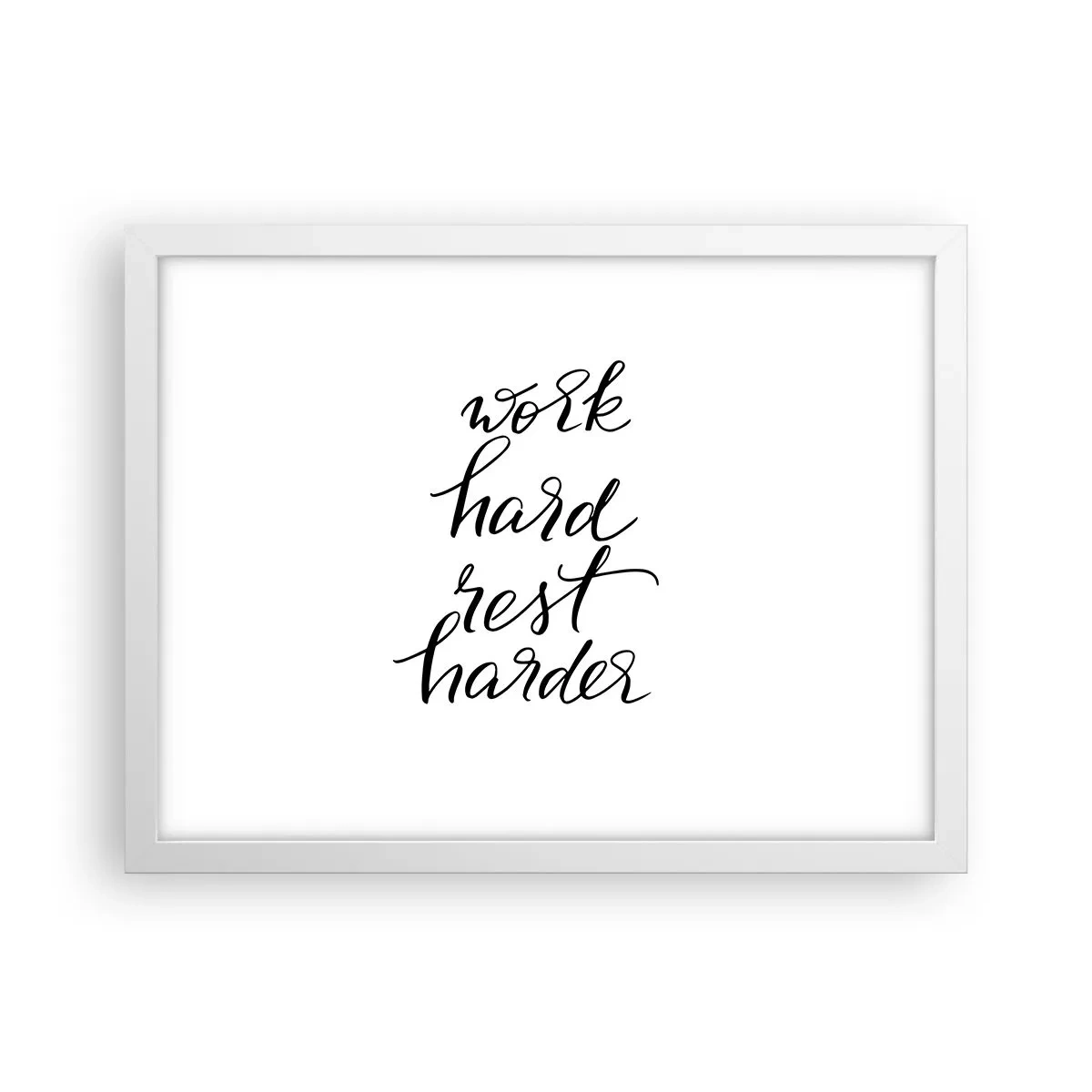 Poszter fekete keretben - Élet egyensúly - 40x30 cm