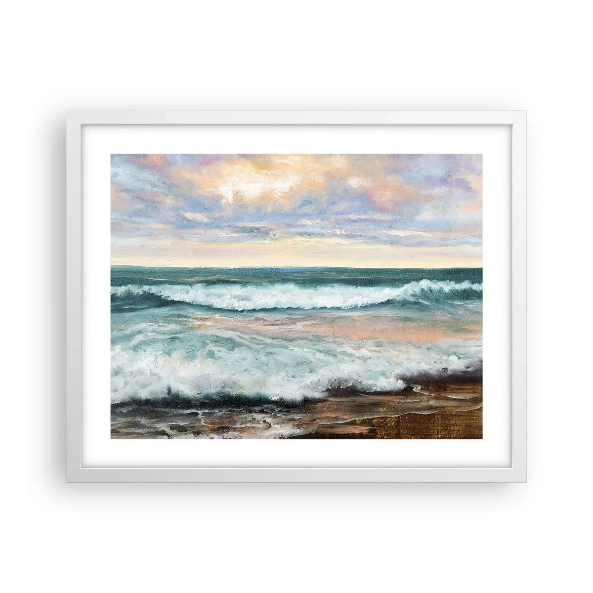 Poszter fekete keretben - Itt kisimítod a lelked - 50x40 cm